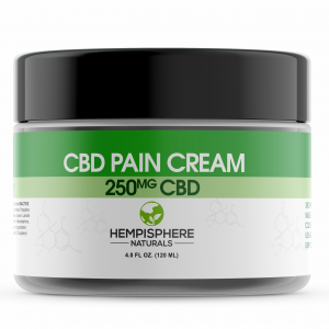 Hempisphere Naturals 250mg CBD Relief Cream Extra Large 4oz Size